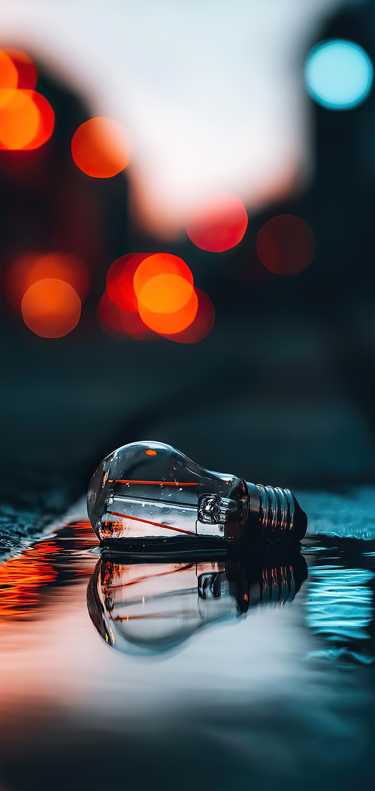 4K Cinematic Lightbulb City Bokeh Phone Wallpaper | Photography HD Wallpaper