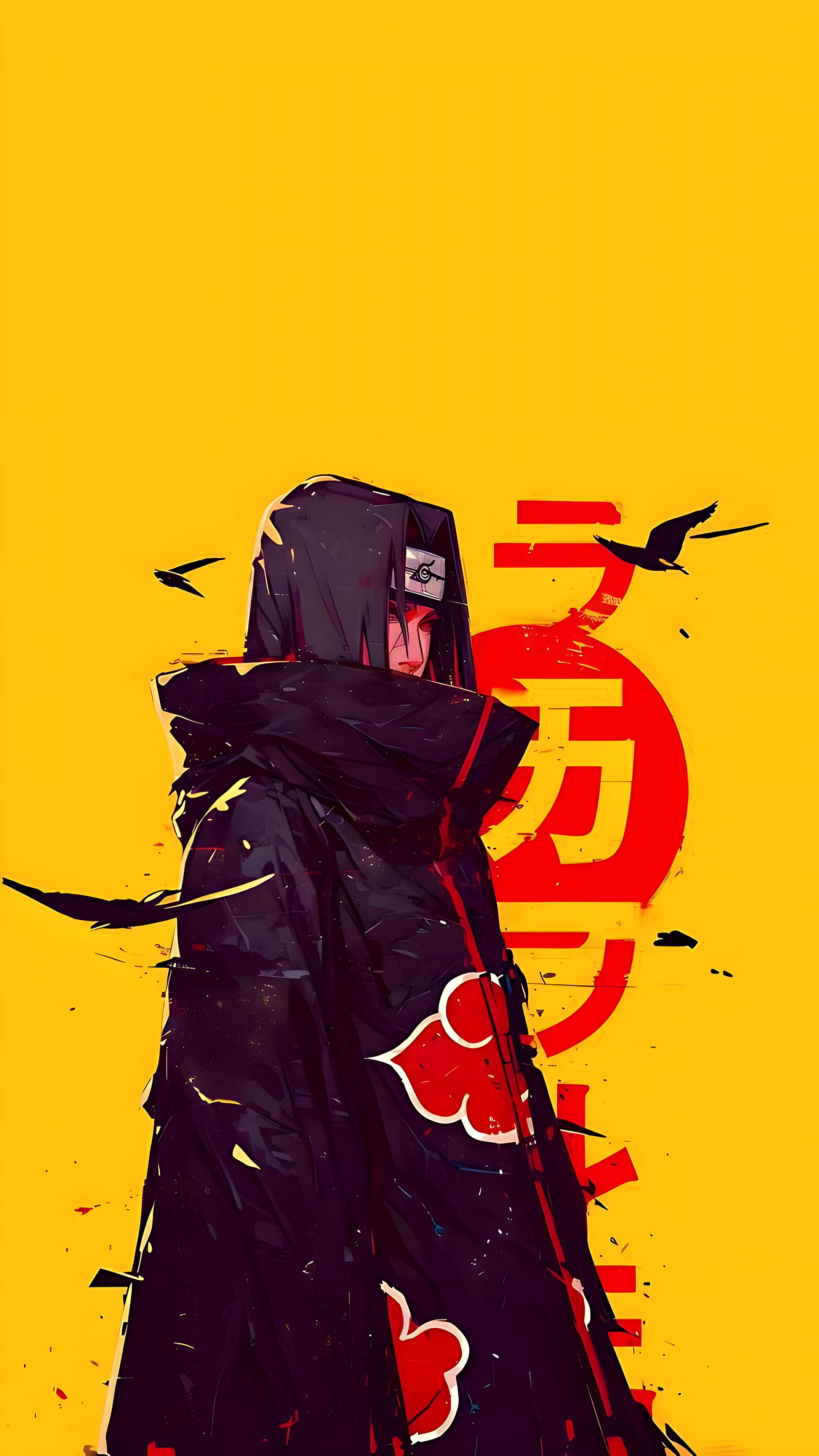 4K Itachi Akatsuki Anime Phone Wallpaper | Mobile HD Wallpaper