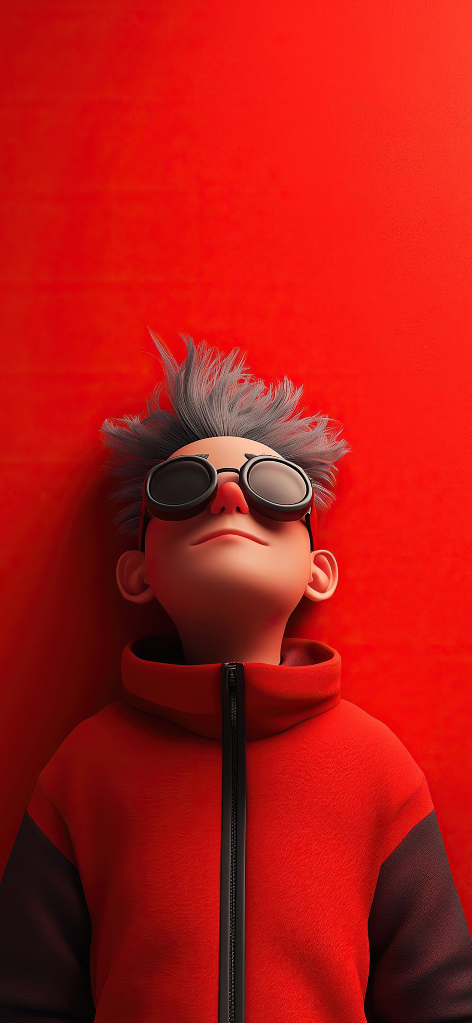 Cool 3D Boy Red Aesthetic 4K Mobile Wallpaper HD Wallpaper
