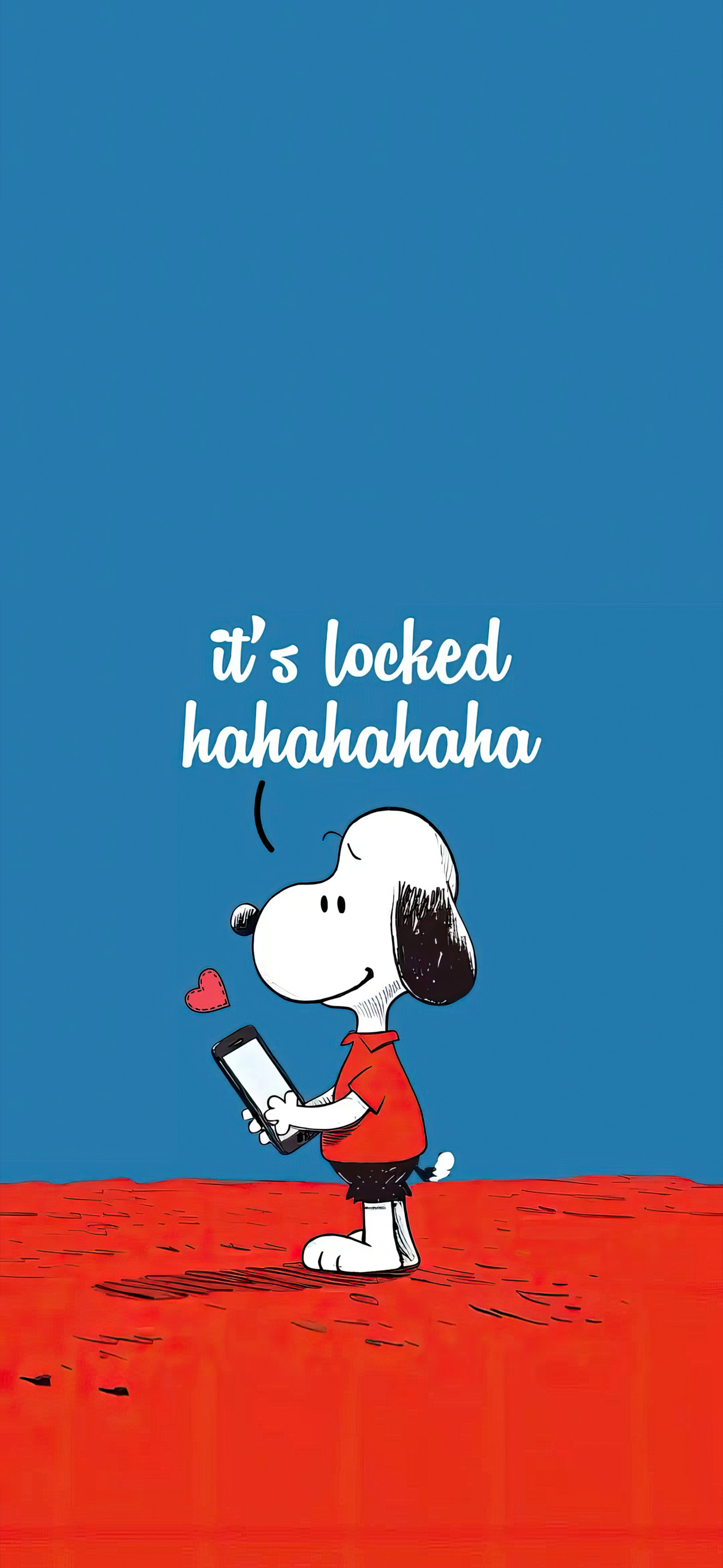 Funny Snoopy It's Locked 4K Mobile Wallpaper HD Wallpaper