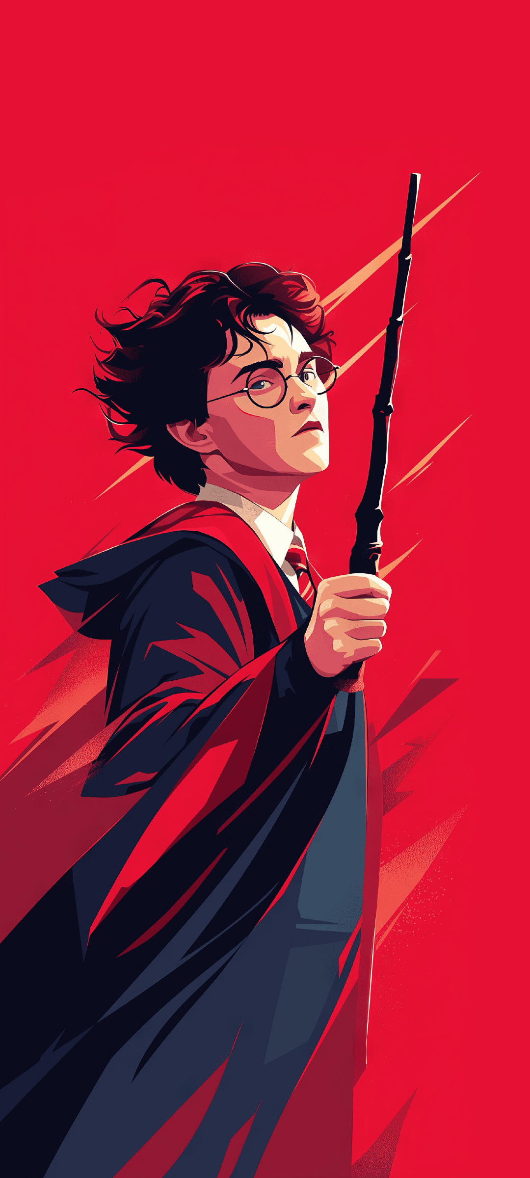 Harry Potter Red Vector Art 4K Mobile Wallpaper | I phone | Liquid Ratina HD Wallpaper